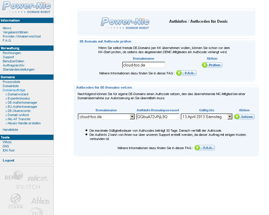 Evolution Hosting Power-Nic Whois